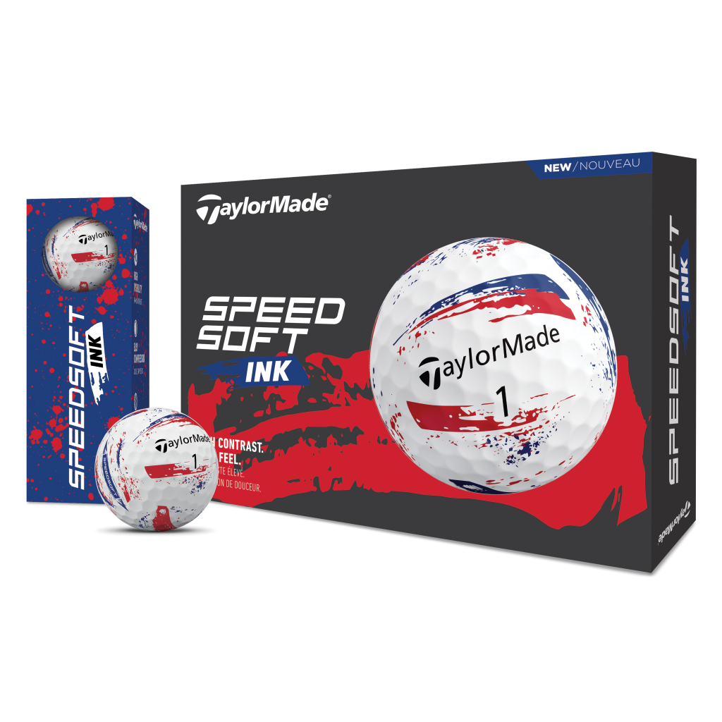 Red Speed Ink TaylorMade Speed Soft Ink (2026), Blue/Red - GolfPoint Finland Oy